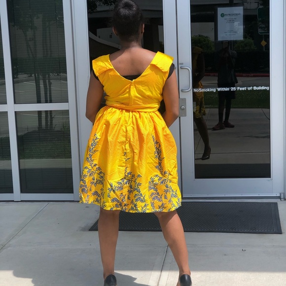 African Ankara print women dress - Picture 2 of 4